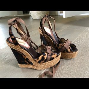 Christian Louboutin Isabelle 140 Pony Leopard